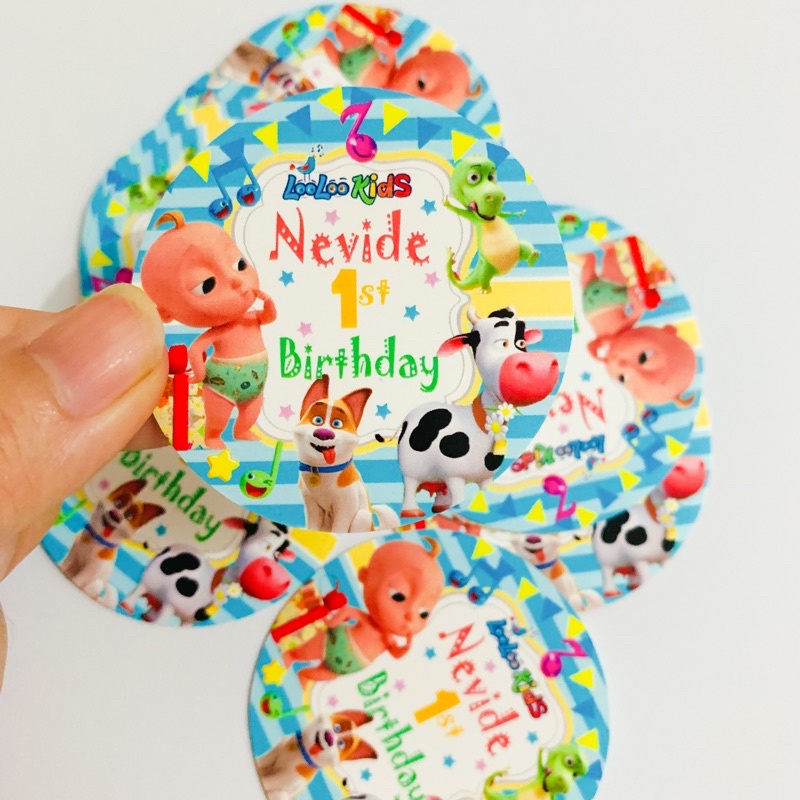 

Looloo Kids Sticker Birthday Pudding / Tumpeng / Bento / Sticker Ulang Tahun
