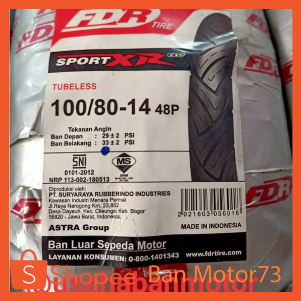 Ban FDR Sport XR EVO 100 80 Ring 14