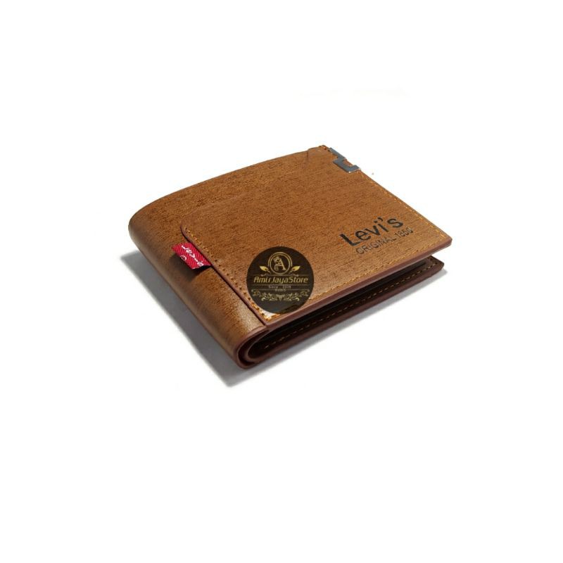 Dompet Levi's Original 1850 Leather PU / Dompet lipat pria levis / Dompet Lipat pendek