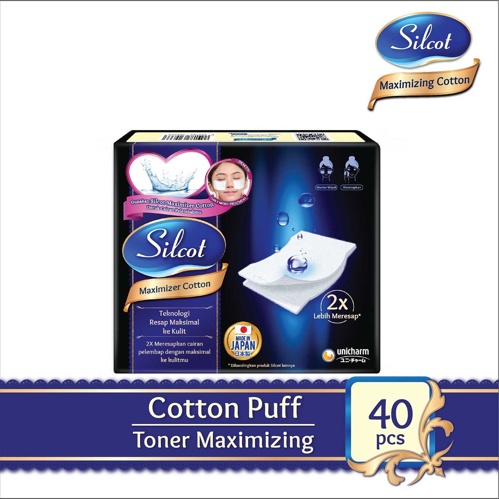 Silcot Maximizer Cotton 40pcs | Silcott Cleansing Cotton 82