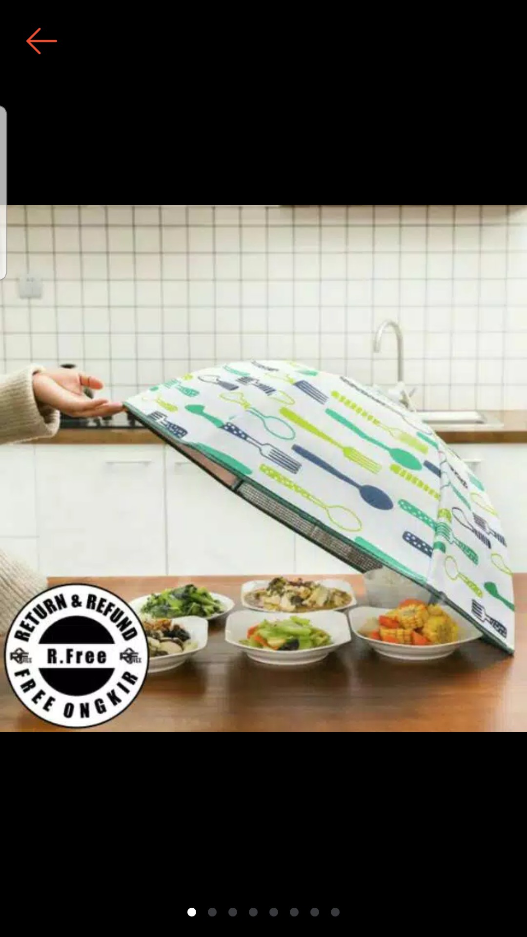 Tudung Saji Penahan Panas Ada Rangka/tulang Extra Large