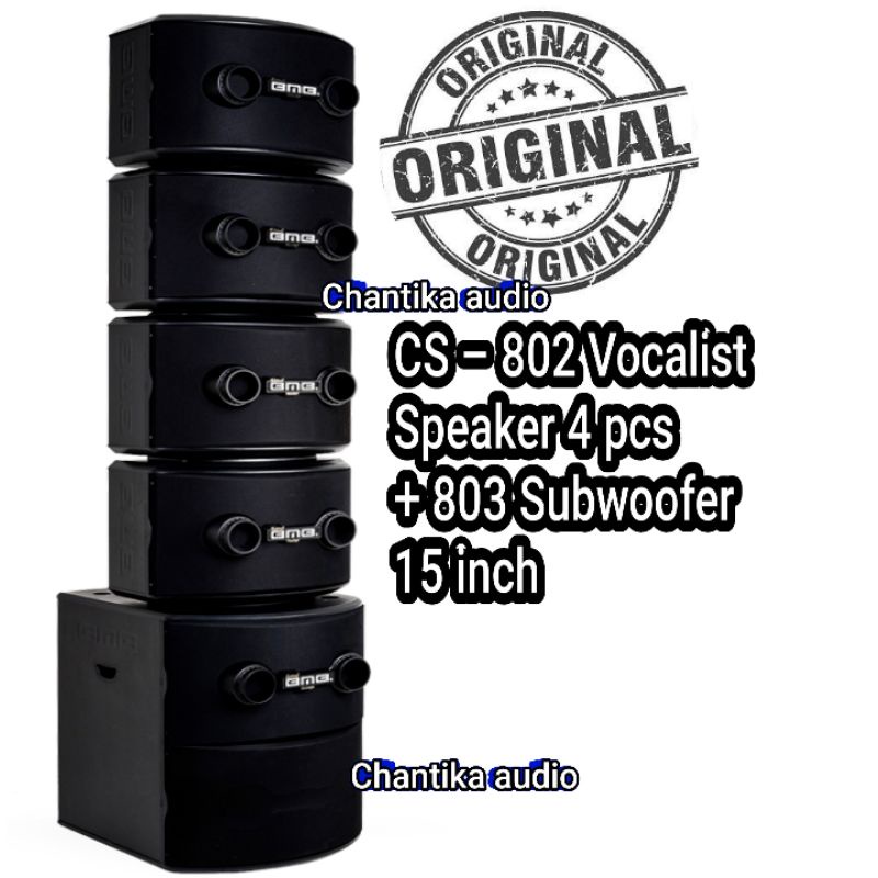Speaker Karaoke Bmb CS 802 VOCALIST SUBWOOFER BMB 803 15 inch Original