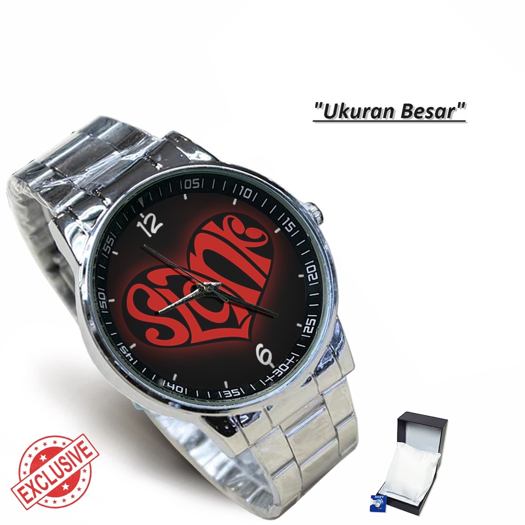 Jam Tangan Rantai Couple SLANK Motif 6