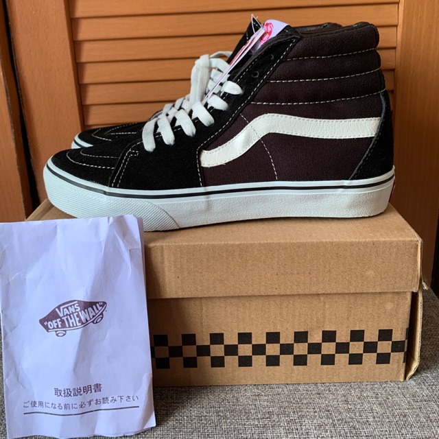 Vans Sk8-Hi Black [Japan Market] ORI 100%