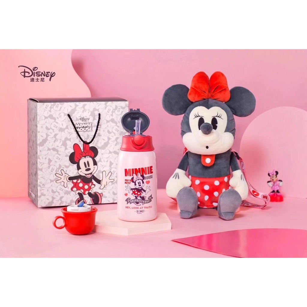 BOTOL MINUM ANAK GAMBAR KARTUN THERMOS STAINLESS STEEL FREE BONEKA