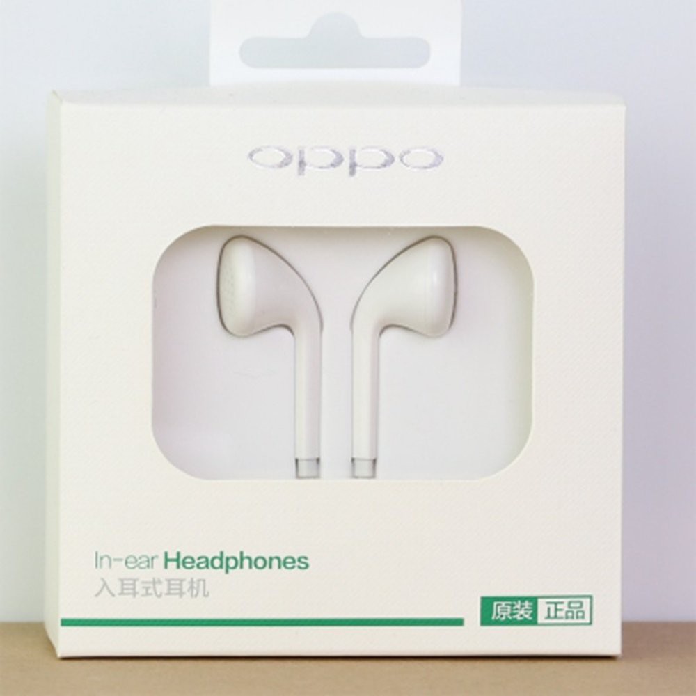 Headset oppo F7 F5 F3 F1s F3plus A57 A37 A83 A71 A3s F9 A11k Earphone Handfree Oppo Original