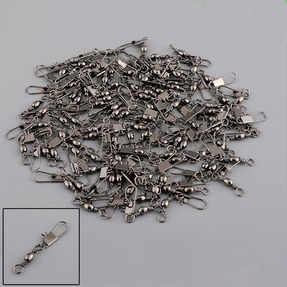 Nickolas1 Konektor Pancing 100Pcs/Lot 30mm Fish Tackle Aksesoris Ball Barrel Swivel Pin