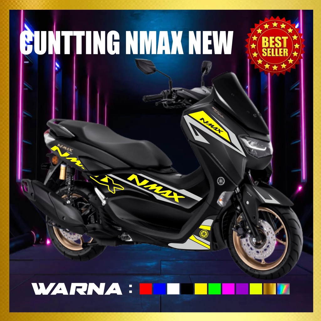 CUTTING STICKER NMAX NEW STRIPING NMAX BARU VARIASI 4