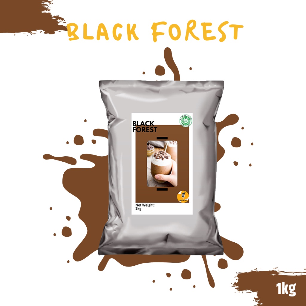 

BUBUK MINUMAN RASA BLAC FOREST 1KG / SERBUK MINUMAN ANEKA RASA / BUBUK MINUMAN KEKINIAN / MINUMAN INSTAN / BOBA DRINKS