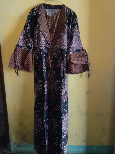 Maura Couple - Sania Ruffle Batik Couple Ori Ndoro Jowi Dnt Garansi Termurah