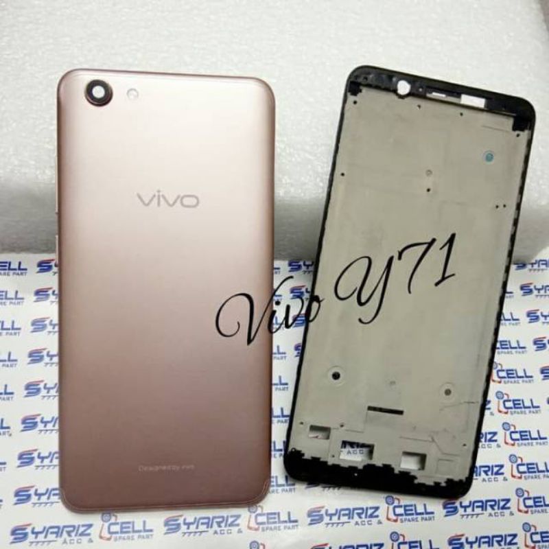 CASING KESING CESING FULLSET BAZZEL BEZEL FRAME BACKDOOR VIVO Y71 ORIGINAL