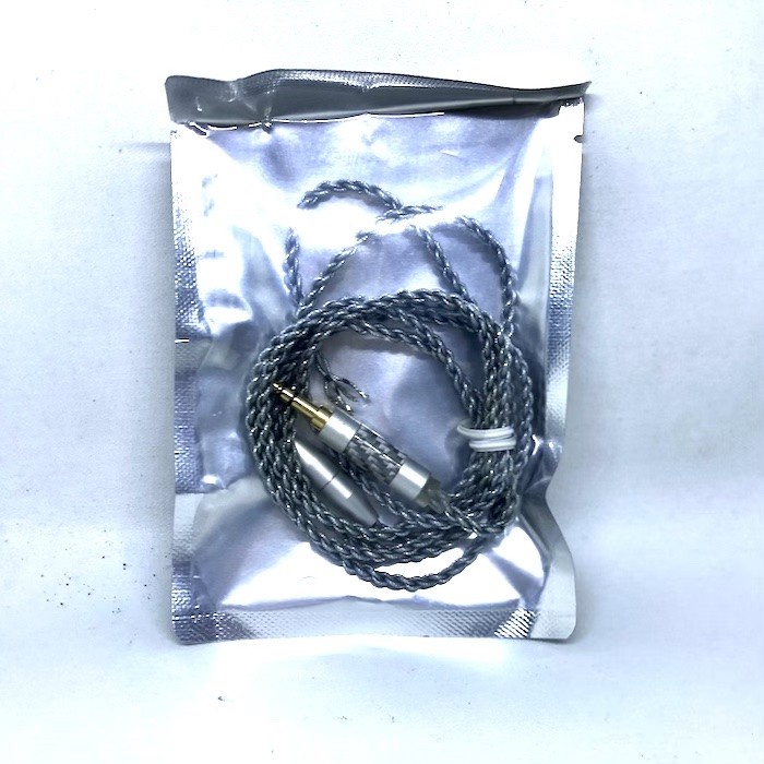 High End Silver Foil Plated DIY Cable Replacement Carbon Fiber Jack