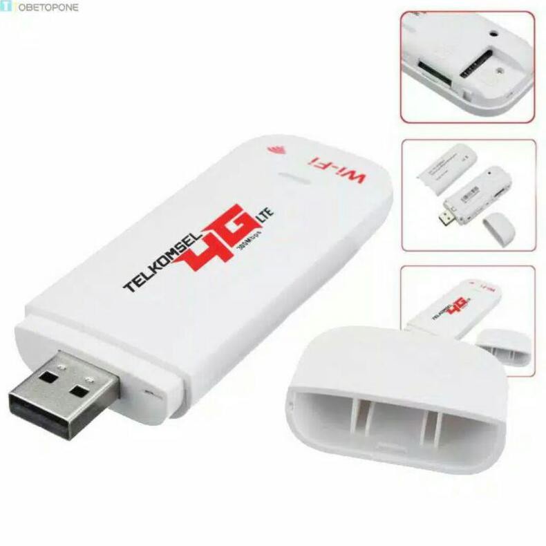 USB MODEM Wifi 4G LTE Telkomsel FLASH 300Mbps Unlock GSM