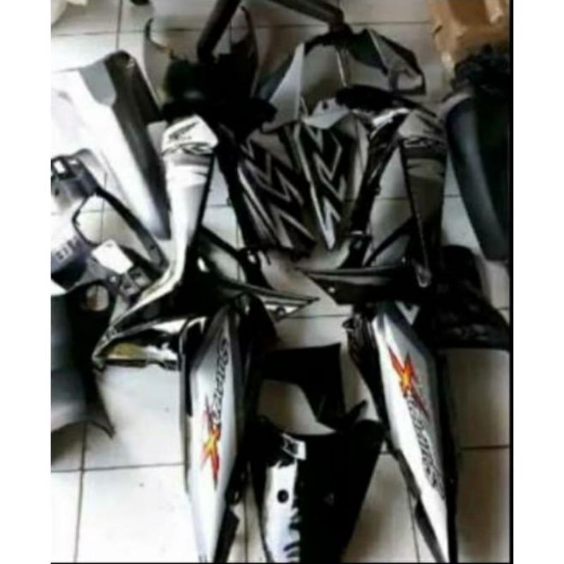 COVER BODY SET BODY BODI SUPRA BATMAN X 125 KARBU SUPRA X 125 NEW BATMAN HALUS SET KASAR HONDA SUPRA