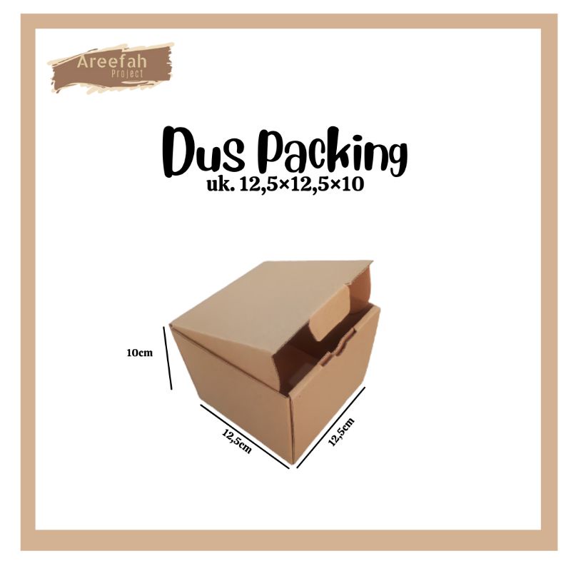 

KARDUS KARTON / KARDUS BOX / KARDUS PACKING DIE CUT UKURAN 12,5x12,5x10 cm