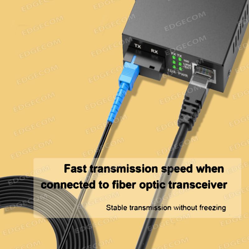 Kabel FO Fiber Optic SC-SC  Single Core 400 Meter NETLINE