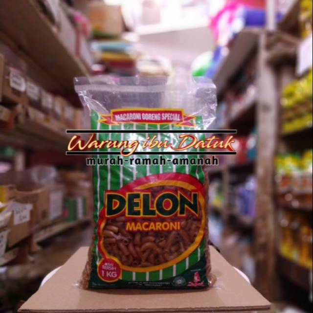 

Makaroni goreng merk Delon 1000gr