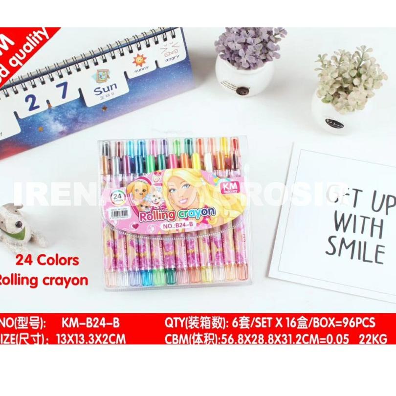 

Stock Banyak IRENAJAYAGROSIR - ROLLING CRAYON KRAYON DENGAN 24 WARNA PENDEK KMB24 ✡➜ (Stock Banyak)