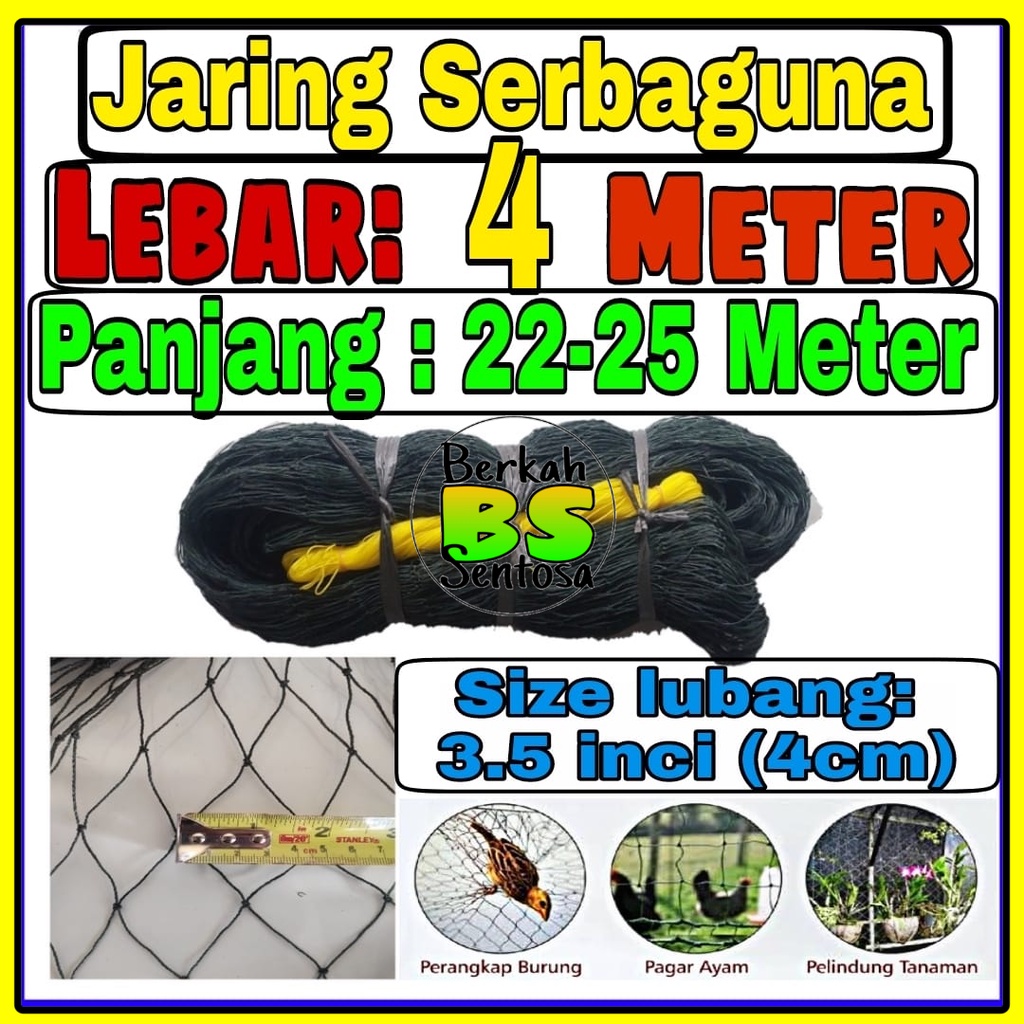 Jaring Ayam Jaring Pagar Ayam Jaring Pagar Tanaman Lebar 4 Meter