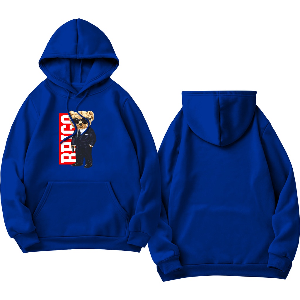 BRIGO Jumper Hoodie Mapia beruang II Sweater Hoodie BRIGO Sablon DTF Fleece Cotton M-XXL (Pria &amp; Wanita) Free stiker&amp;Gantungan Kunci