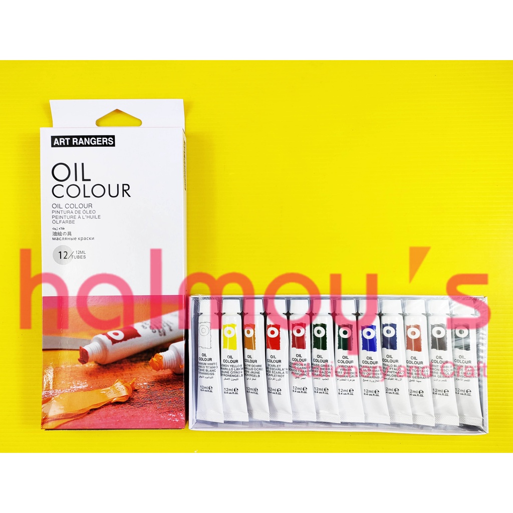 

CAT MINYAK / OIL COLOR ART RANGERS 12ML X 12 W