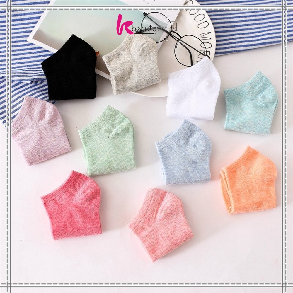 KB-P59 Kaos Kaki Semata Kaki Polos / Kaus Kaki Wanita / Kaos Kaki Ankle Dewasa / Short Socks Import-7