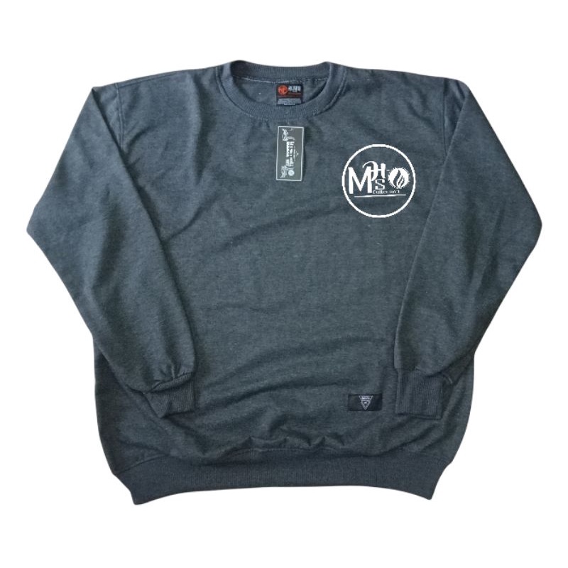 crewneck Jumbo logo MHS Basic Bigsize XXXL XXXXL XXXXXL Pria wanita
