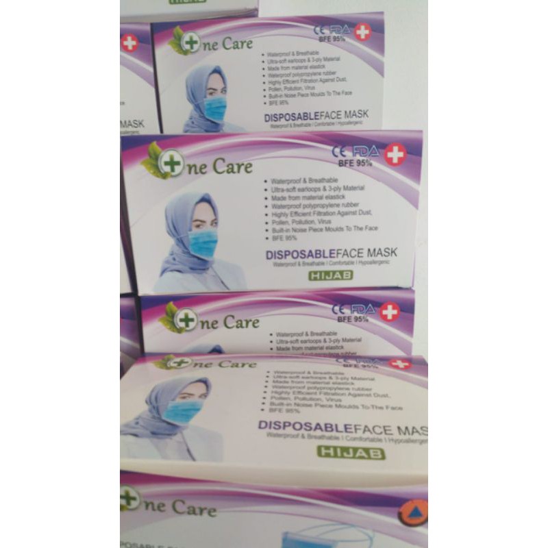one care headloop Hijab  boxElegant headloop hijab