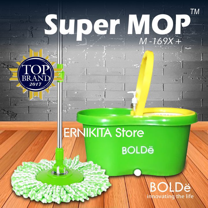 BOLDe M-169X PLUS - Supermop Alat Pel Modern Utilitas Komplit