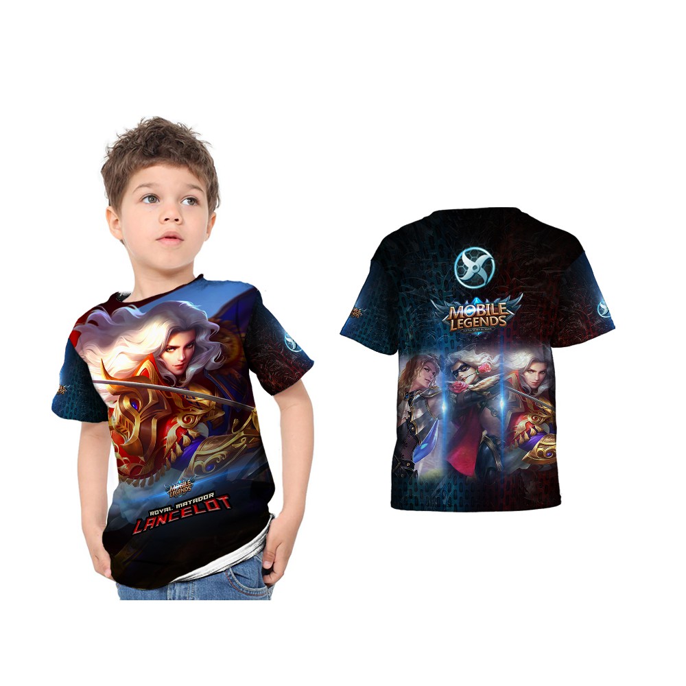 raffastore10 Kaos Baju T-shirt Anak Murah Fullprint HERO ML LANCELOT ART3