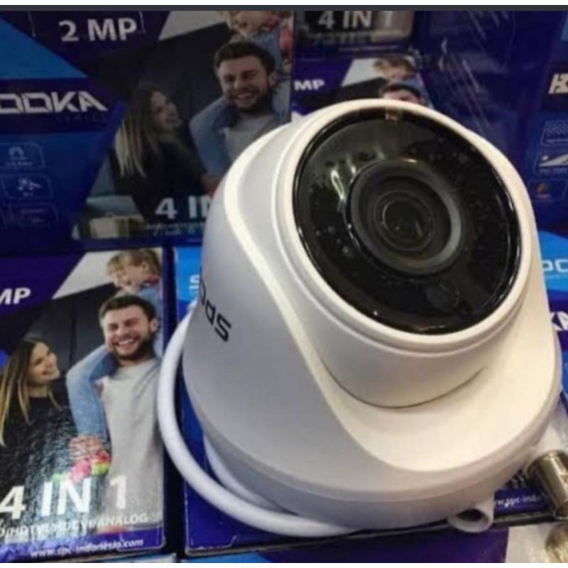 KAMERA CCTV 2MP SPC INDOOR FULL HD 1080 HYBRID ANALOG AHD HDTVI HDCVI