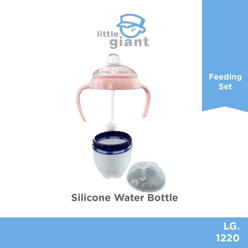 Little Giant Sillicone Water Bottle/Sippy cup anak/Training cup -Botol minum bayi