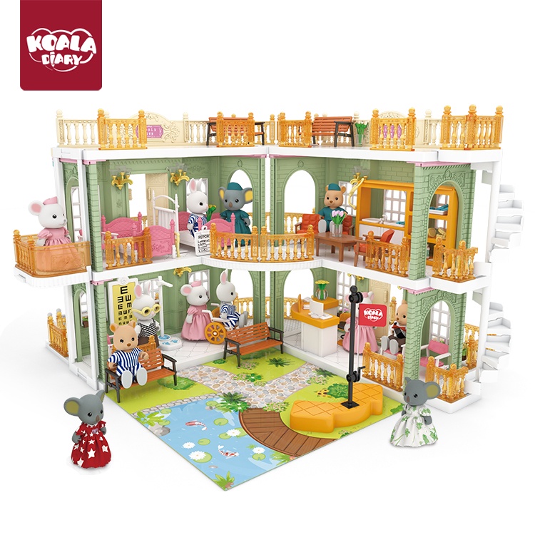 Koala Diary Town House Luxury Hospital FDE87393 Mainan Rumah Anak Mainan Edukasi Anak set mainan rum