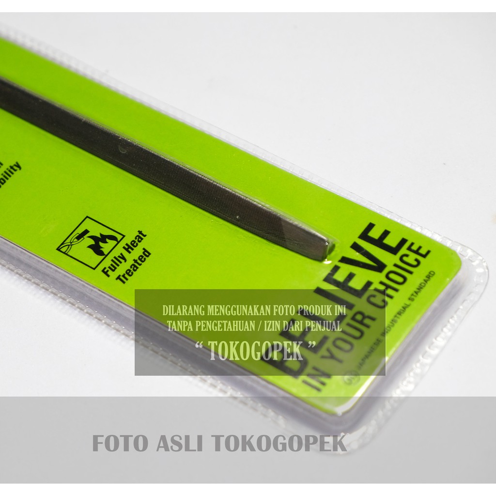 TEKIRO KIKIR GERGAJI SEGITIGA SLIM TAPER SAW FILES 4&quot; INCH - 1PC