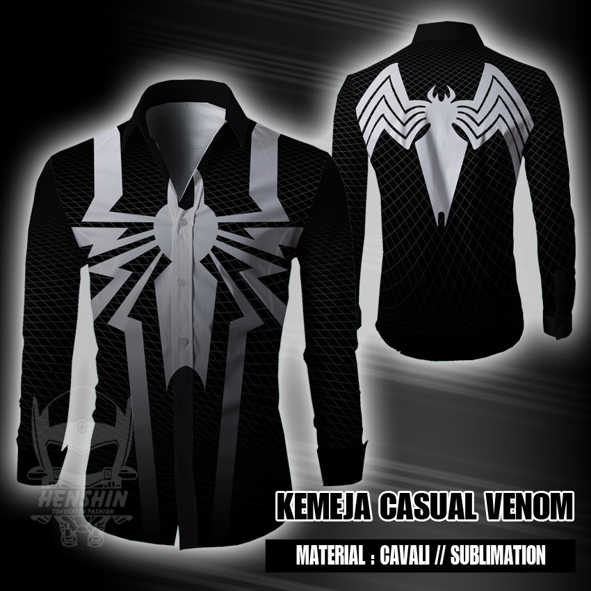 Kemeja Casual Agent Venom