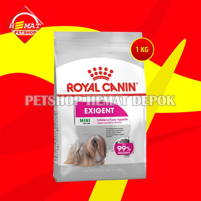 Makanan Anjing Royal Canin Mini Exigent 1 Kg / Dog Food Mini Exigent