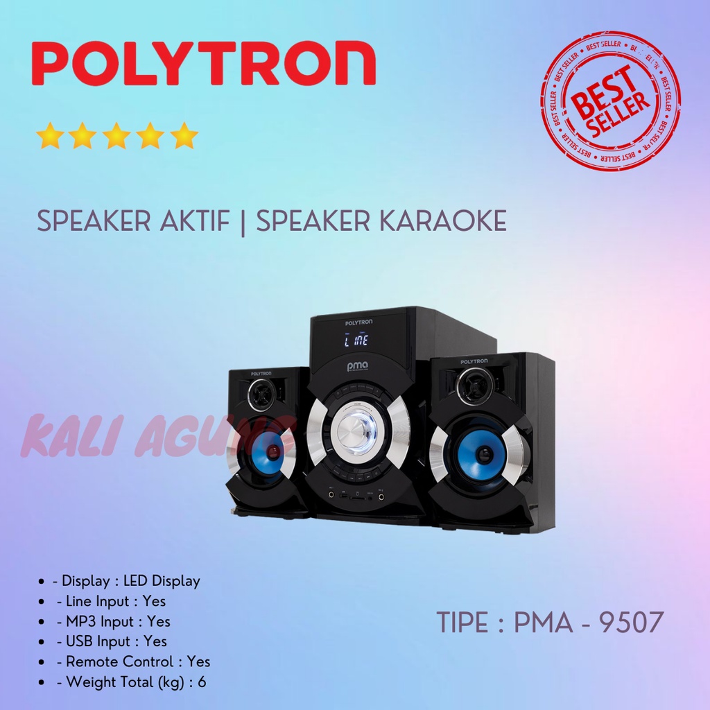 SPEAKER AKTIF POLYTRON PMA 9507 - BISA GOSEND