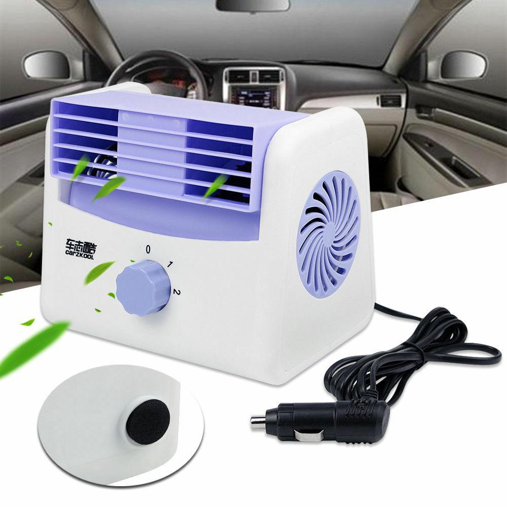 DC 12V-24V Car AC Air Conditioner Quiet Cooling Fan Portable Auto