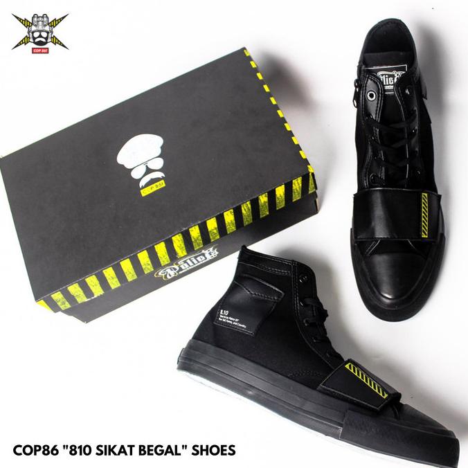 Sepatu Pria Cop86 "810 Sikat Begal" Canvas Leather