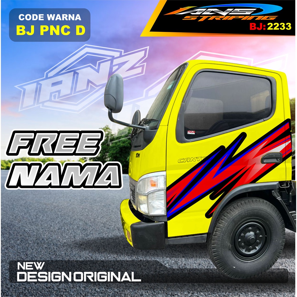 STIKER PINTU TRUK FUSO RAGASA / DECAL PINTU DUMTRUK  / STIKER MOBIL TRUK / STIKER PINTU TRUK KEREN