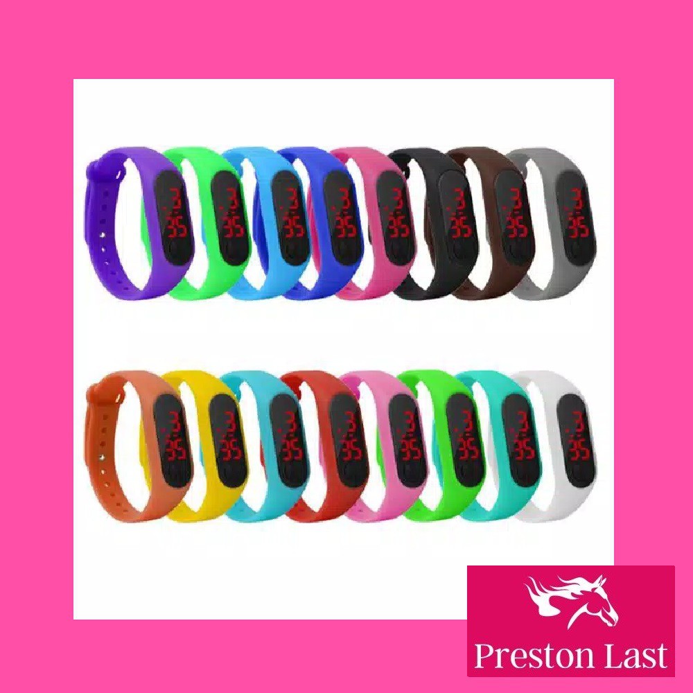 J169 Jam Tangan Band Watch / Jam Tangan LED / Arloji / Jam Tangan Unisex / Jam Tangan Digital JMI