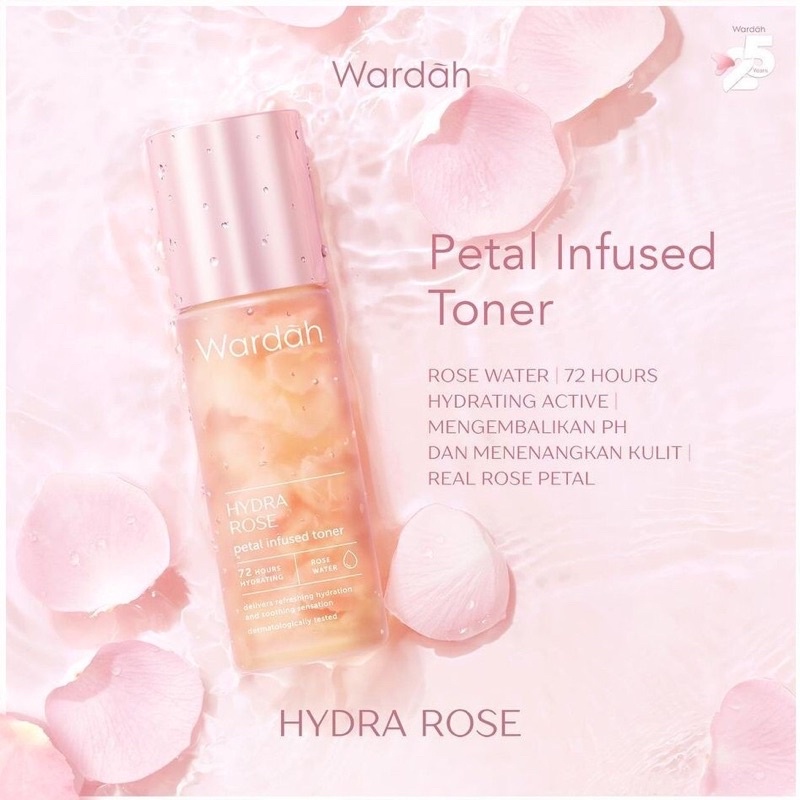 Wardah Hydra Rose Petal Infused Toner 100ml