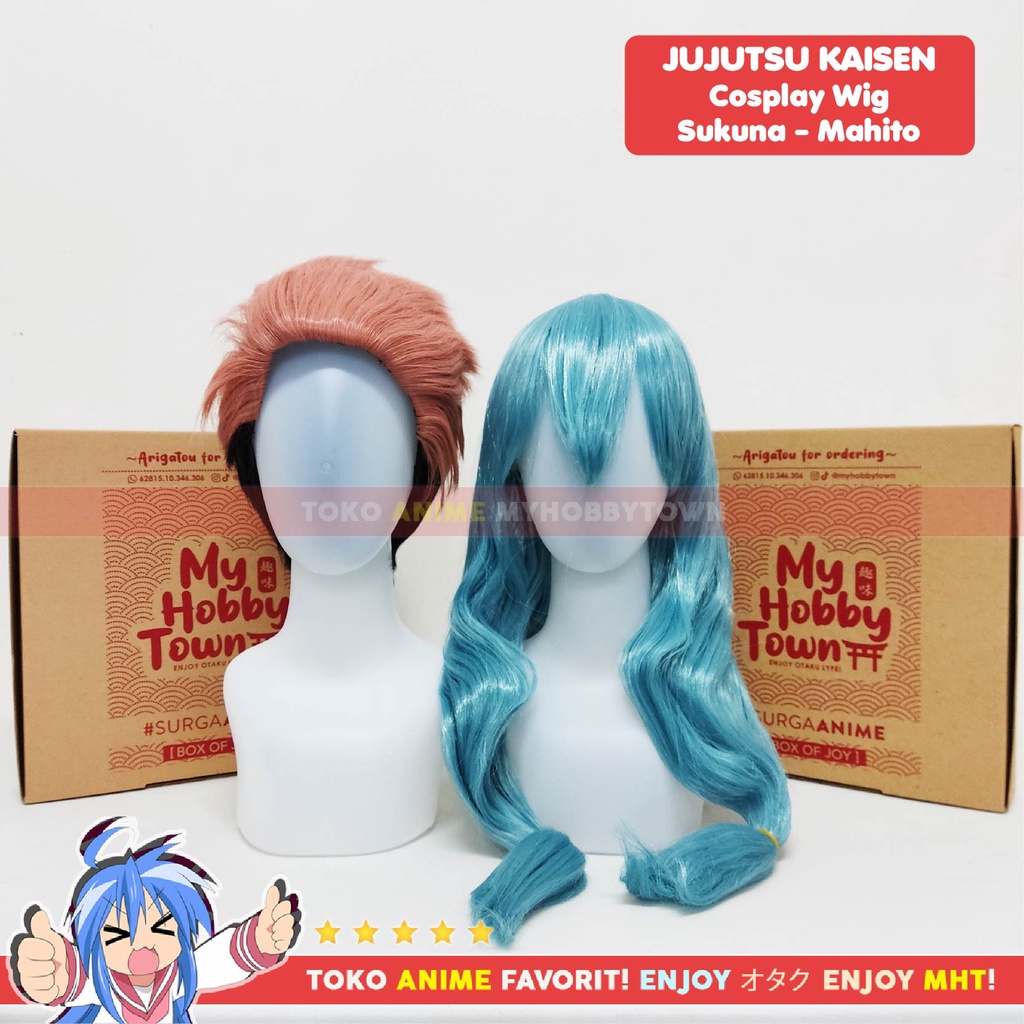 Wig Cosplay Anime Jujutsu Kaisen : Mahito