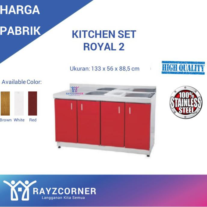 Harga Kitchen Set Dapur Royal Terbaru Juni 2021 Biggo Indonesia