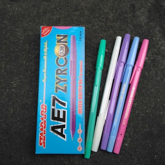 

Pulpen Standard AE-7 Zycron 0.38 /pack