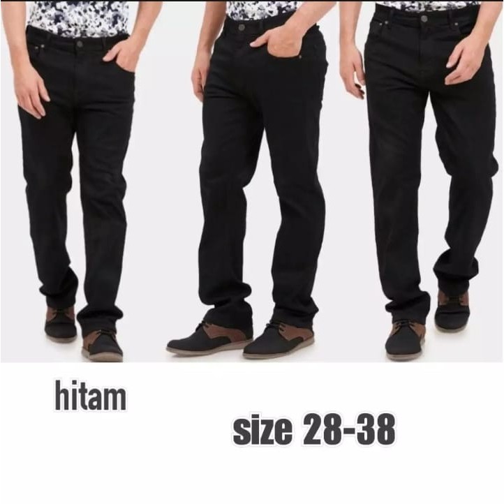 Celana jeans standart / jeans regular pria - basic Celana panjang- Ar Jeans