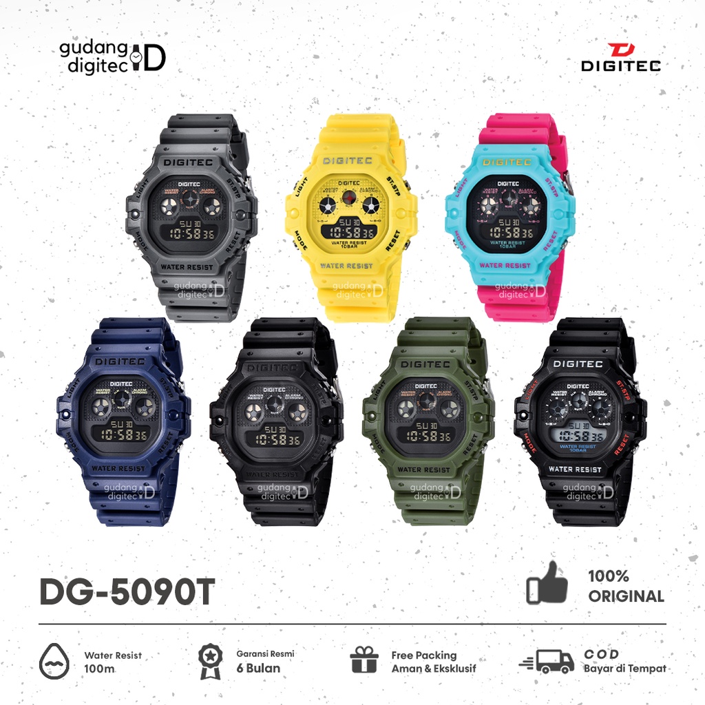 Jam tangan pria Digitec DG5090T 5090 | 3090T Original
