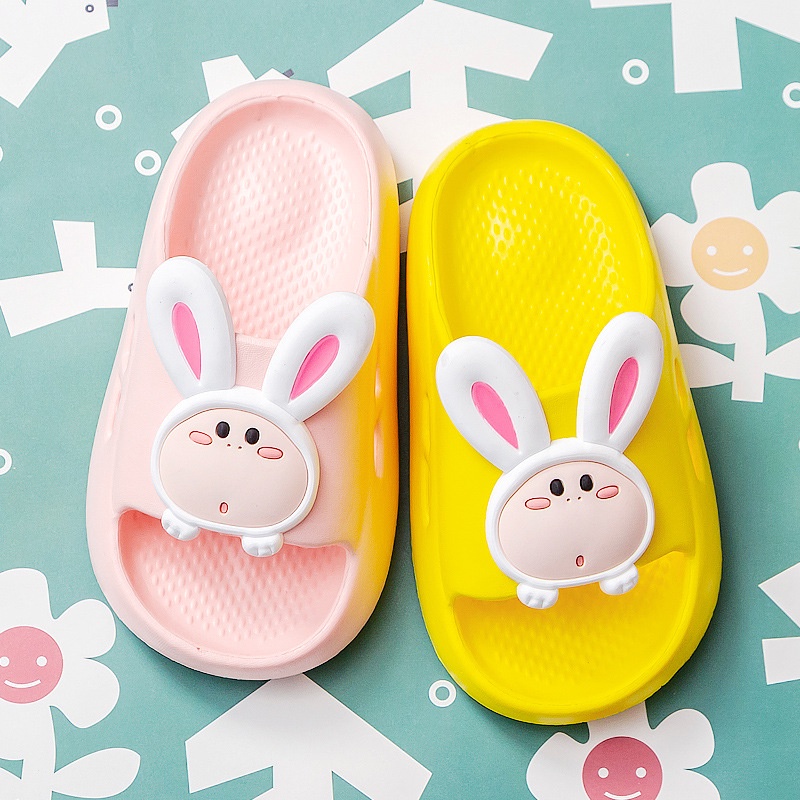 HappyOliver BUNNY GOONE Sandal Anak Perempuan Bahan Karet Model Lucu 2-5 Tahun