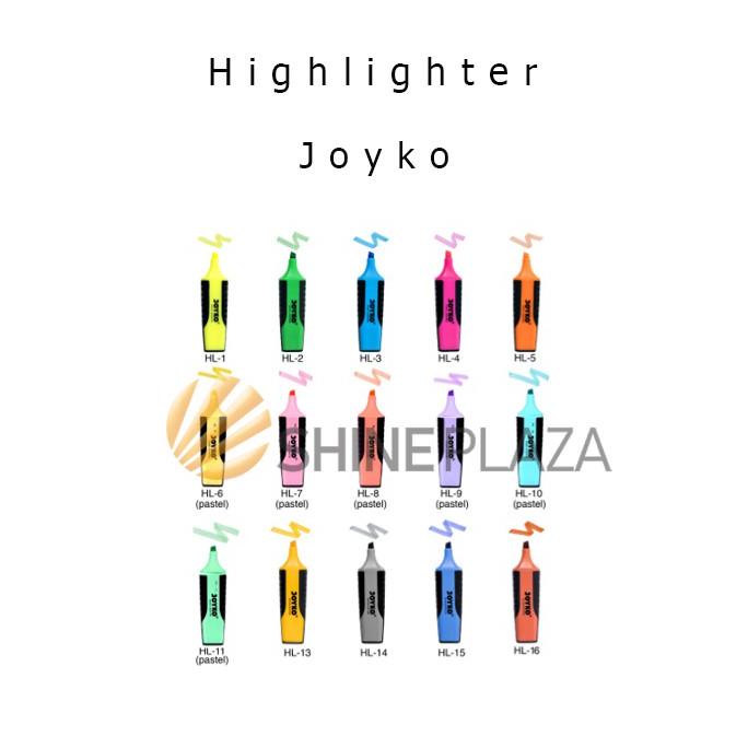 

Highlighter Joyko Pastel Vintage Basic Color - Penanda Joyko HL-1 ~ 16