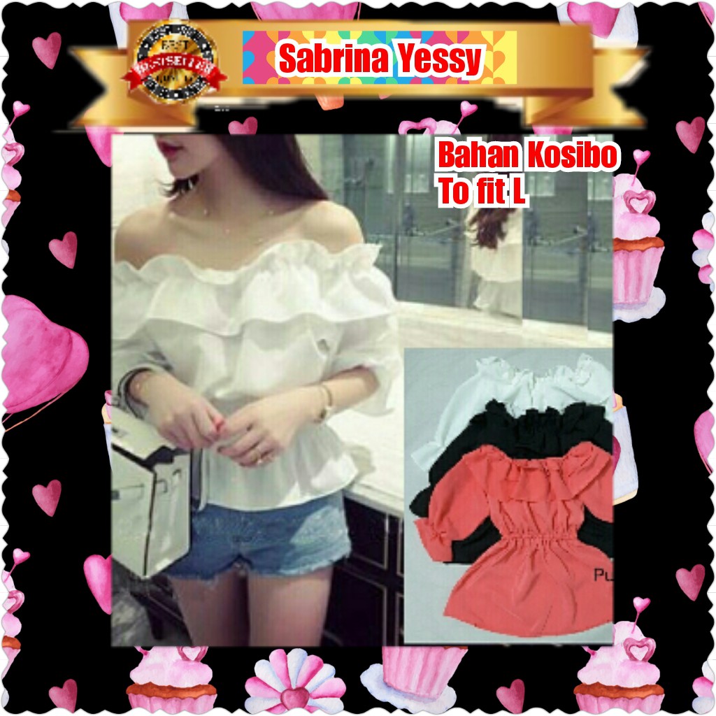 SABRINA YESSY / BLOUSE TERPOPULER TERLARIS TERMURAH